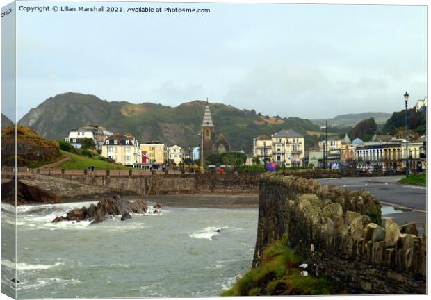 Illfracombe Promenade, Canvas Print by Lilian Marshall