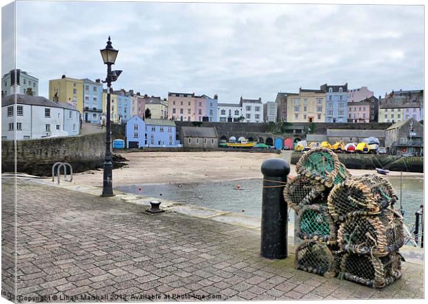 Tenby Harbour. Canvas Print by Lilian Marshall