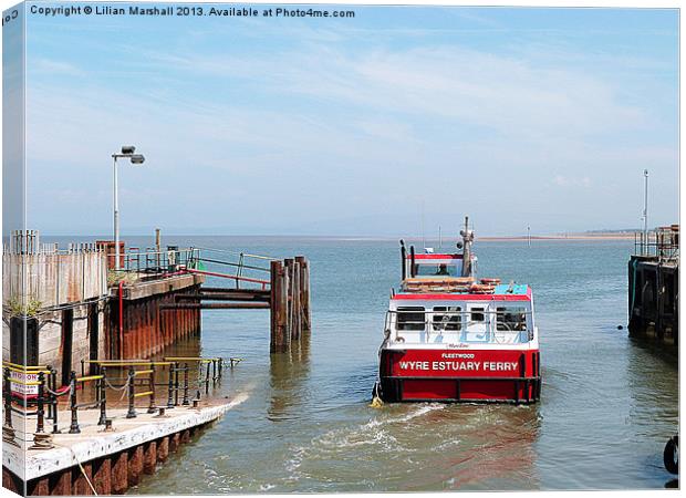 The Gateway to Over Wyre. Canvas Print by Lilian Marshall