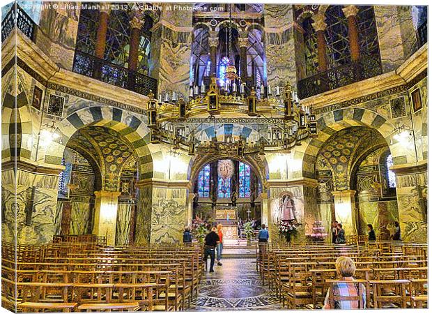 Aachen Cathedral. Canvas Print by Lilian Marshall