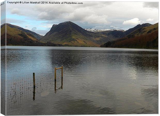 Lake Buttermere. Canvas Print by Lilian Marshall