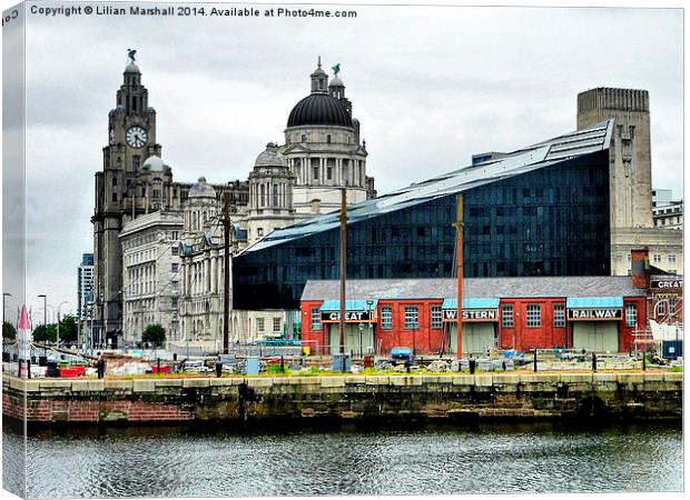 Liverpool Canvas Print by Lilian Marshall