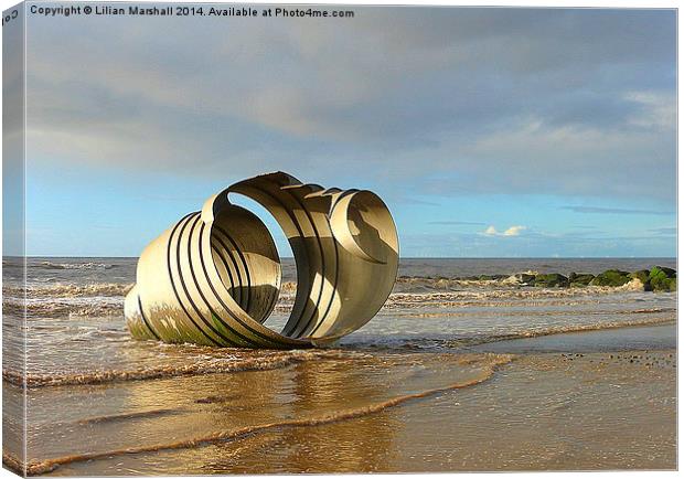  Marys Shell Cleveleys. Canvas Print by Lilian Marshall