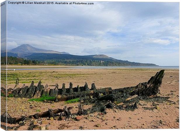  Brodick Bay Canvas Print by Lilian Marshall