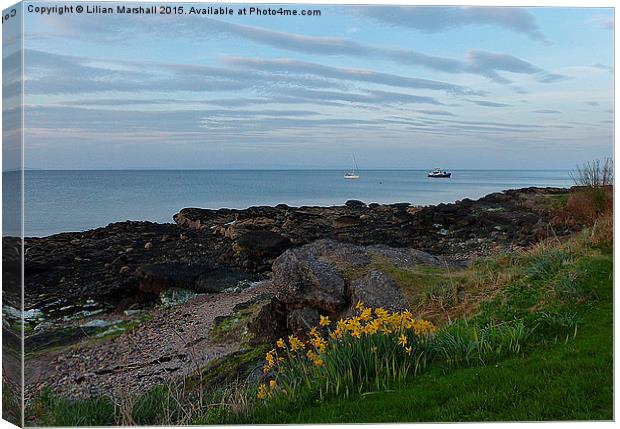  Brodick Bay.  Canvas Print by Lilian Marshall