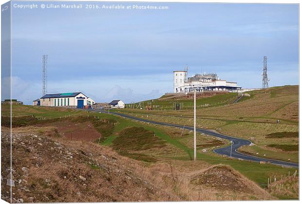 Great Orme Summit Complex and Visitor Centre.  Canvas Print by Lilian Marshall