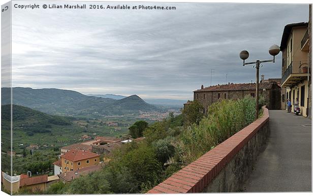 Montecatini Alto Canvas Print by Lilian Marshall