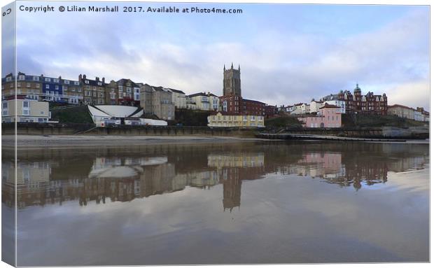 Reflections of Cromer  Canvas Print by Lilian Marshall