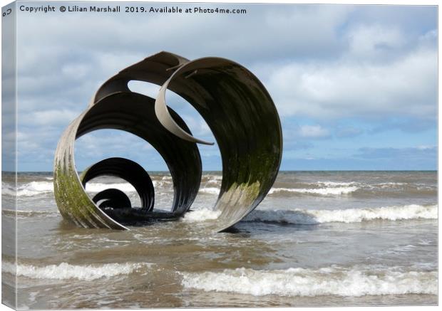 Marys Shell, Cleveleys.  Canvas Print by Lilian Marshall