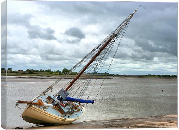 Skippool Creek. Canvas Print by Lilian Marshall