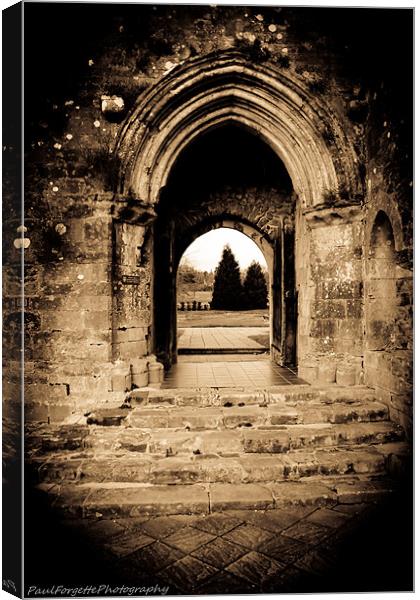 door to the past Canvas Print by paul forgette