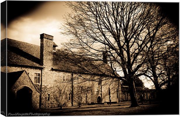 abbey house Canvas Print by paul forgette