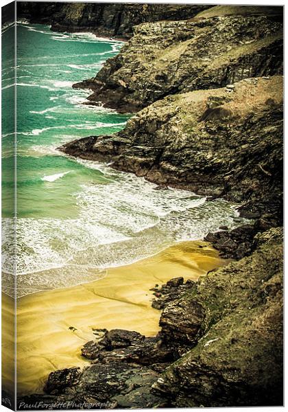 treacle beach Canvas Print by paul forgette