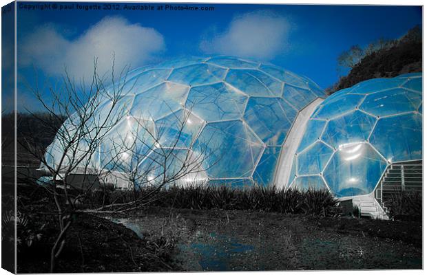 blue domes Canvas Print by paul forgette
