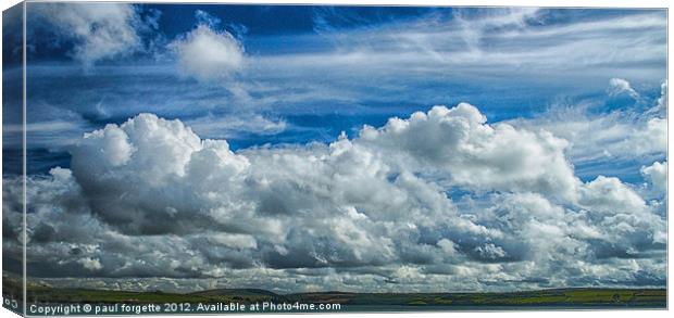 clouds of heligan Canvas Print by paul forgette