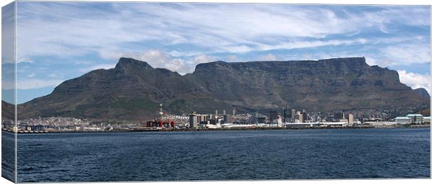 Table Mountain SA Canvas Print by Hush Naidoo