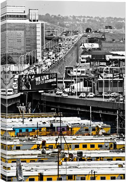 The trains Canvas Print by Hush Naidoo