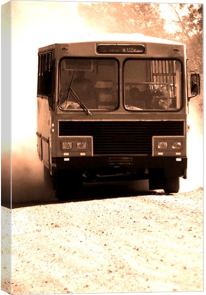 What a bus ride Canvas Print by Hush Naidoo