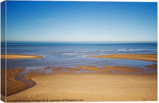 Blackpool Zen Canvas Print by Sandra Pledger