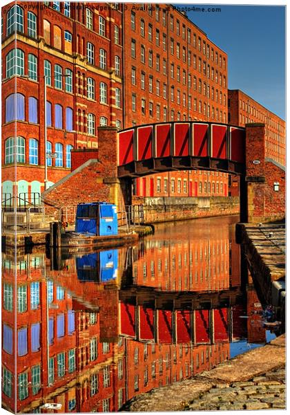 Little Red Bridge Canvas Print by Sandra Pledger