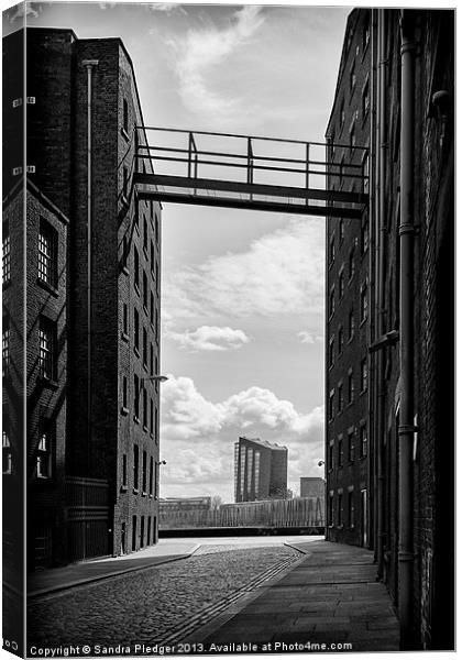 Murray Street Ancoats Canvas Print by Sandra Pledger