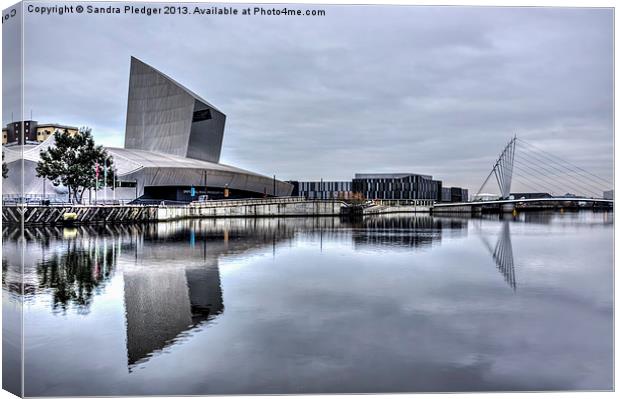 Imperial War Museum North Canvas Print by Sandra Pledger