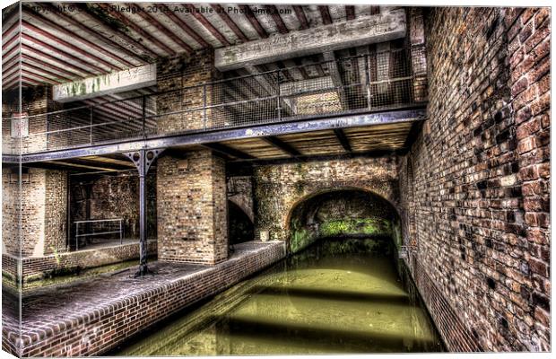 Grocers Warehouse Castlefield Manchester Canvas Print by Sandra Pledger