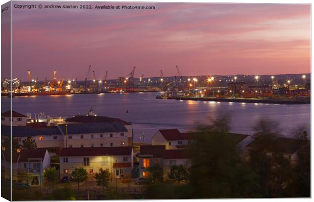 Home of lights Canvas Print by andrew saxton