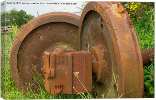 Big Wheels Canvas Print by andrew saxton