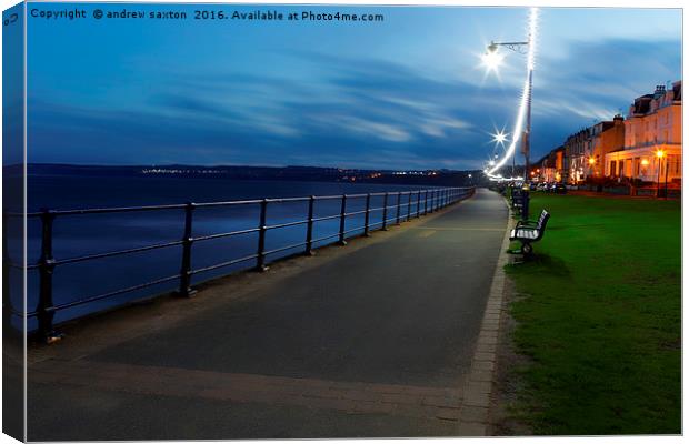 IS THIS FILEY Canvas Print by andrew saxton