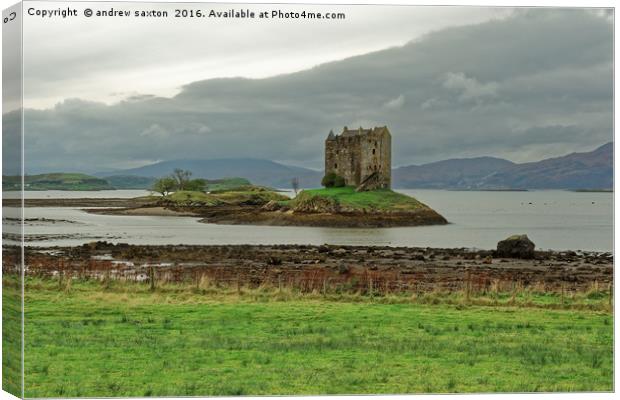 MY ISLAND Canvas Print by andrew saxton