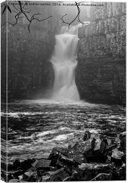 PATERNED WATER Canvas Print by andrew saxton