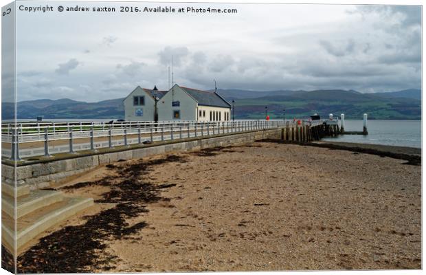 LETS GO ON THE PIER Canvas Print by andrew saxton