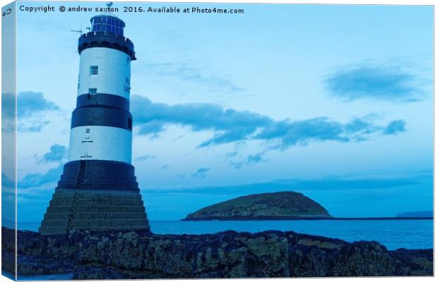 ISLAND TO ISLAND Canvas Print by andrew saxton