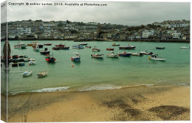 ST IVES Canvas Print by andrew saxton