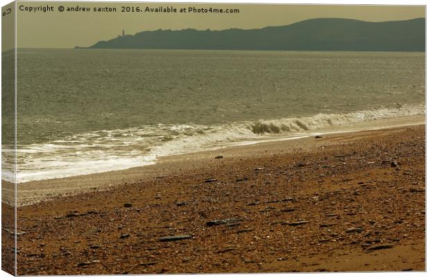 OPEN SEAS Canvas Print by andrew saxton