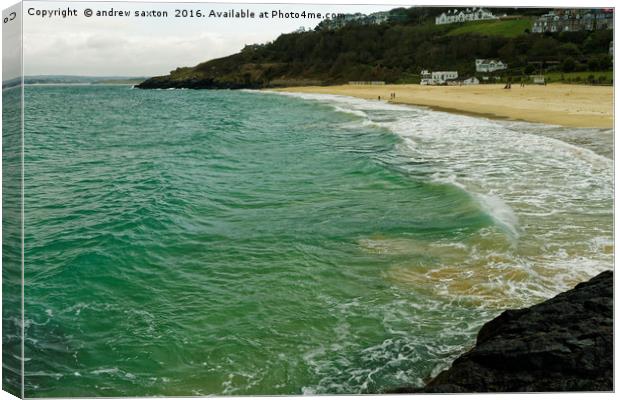 TO MUCH WATER Canvas Print by andrew saxton