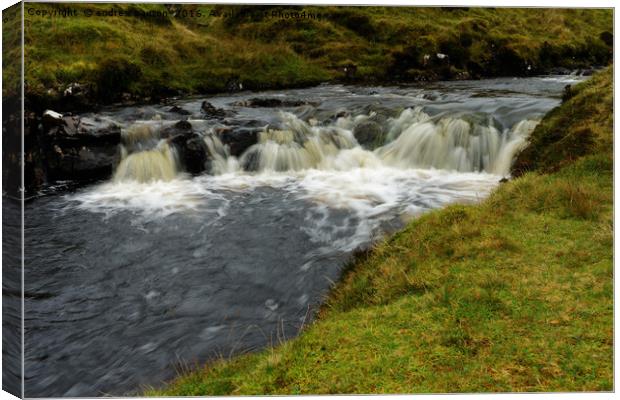 SKYE'S RIVERS Canvas Print by andrew saxton