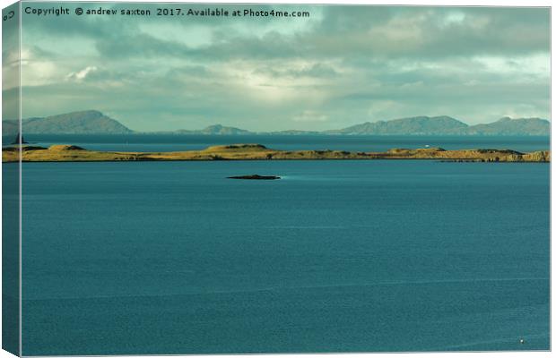 MORE ISLANDS Canvas Print by andrew saxton