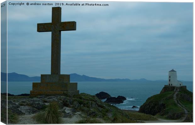 HIGH CROSS Canvas Print by andrew saxton