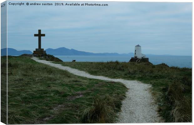 SHELL PATH Canvas Print by andrew saxton