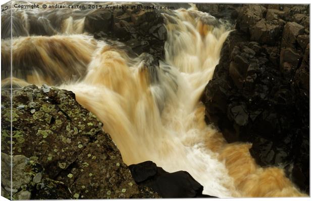 WATER FORCE Canvas Print by andrew saxton