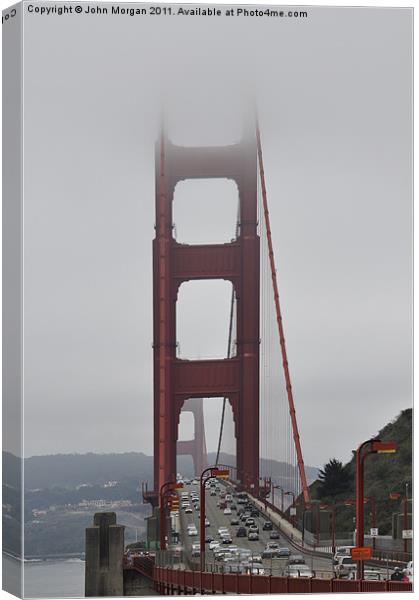 The Golden Gate. Canvas Print by John Morgan