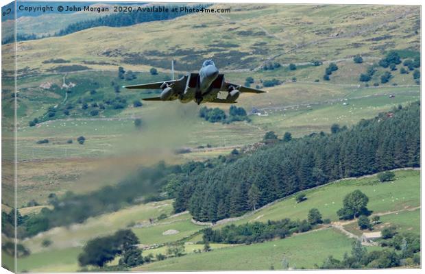 Low level flyer. Canvas Print by John Morgan