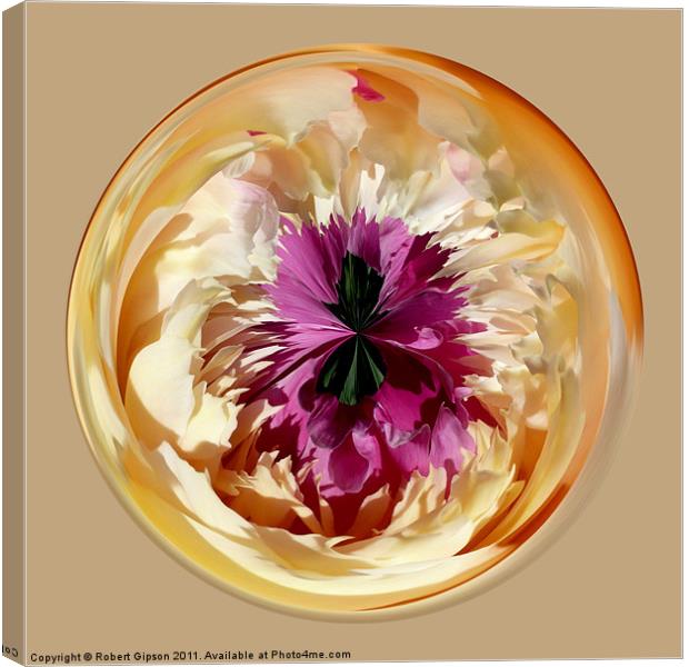 Spherical paperweight Peon Canvas Print by Robert Gipson