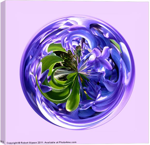 Paperweight Spherical Bluebell Canvas Print by Robert Gipson