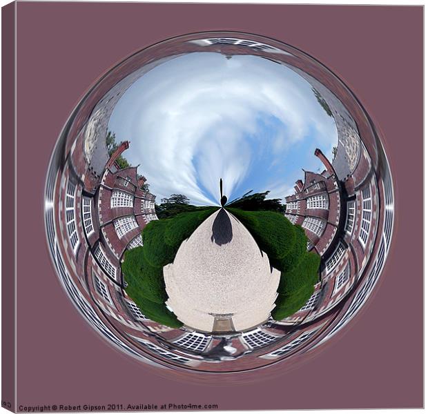 Glass Paperweight House of Distinction Canvas Print by Robert Gipson
