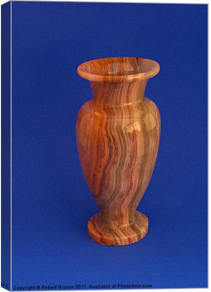 Onyx Vase Canvas Print by Robert Gipson