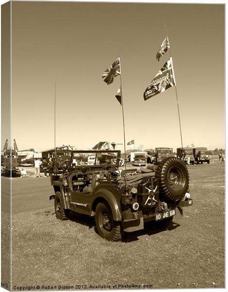 Jeep 4x4 Canvas Print by Robert Gipson