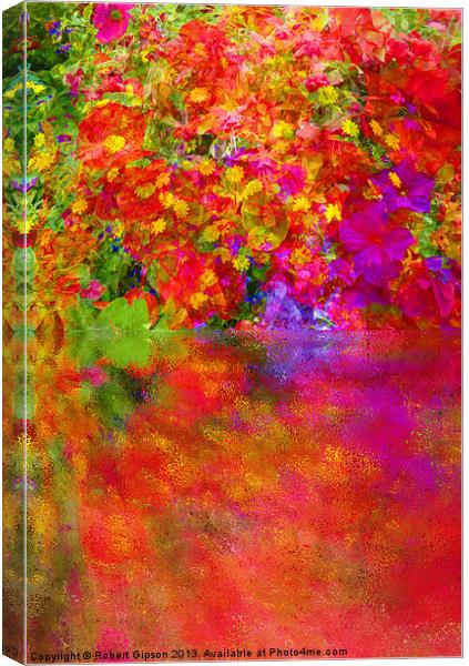 Potpourri in reflection Canvas Print by Robert Gipson